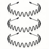 KELUBATU metal headband adjustable for a comfortable fit during workouts