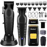 KEMEI 2296 cordless hair clipper for precise home grooming