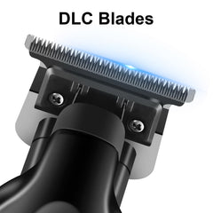 KEMEI 2299 precision DLC blade closeup for sharp edge trimming