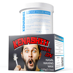 KENASHII nose wax application shows quick, comfortable nasal hair removal for smoother breathing