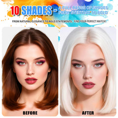 KENINA washable white hair dye gentle for daily use.