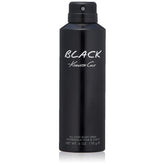 Kenneth Cole Black body spray bottle delivering a bold, long-lasting masculine scent.