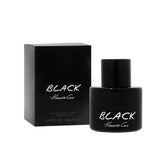 Kenneth Cole Black bottle close-up highlighting bold, modern scent for everyday wear.