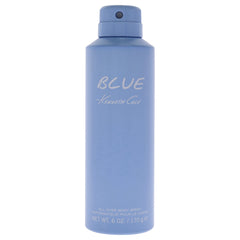 Kenneth Cole Blue body spray front view for daily freshness and confident style.