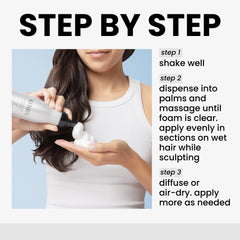 Kenra Curl Glaze Mousse 13 textura ligera sin resecar el cabello