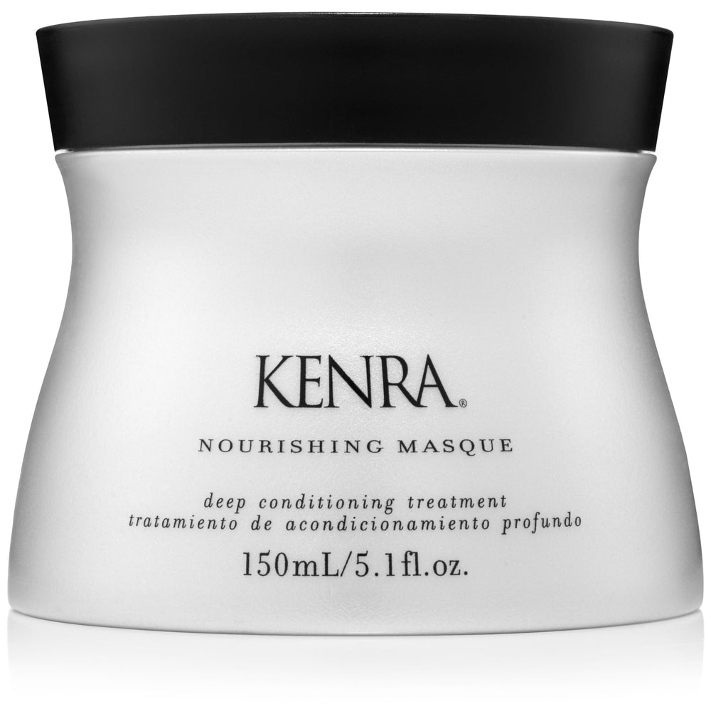 Kenra Nourishing Masque bottle pour for deep conditioning and softness