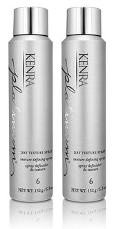 Kenra Platinum Dry Texture Spray bottle front view adds texture and fullness
