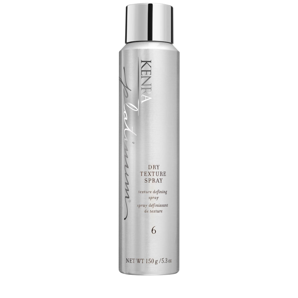 Kenra Platinum Dry Texture Spray bottle with ultra-light formula for added texture.