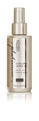 Kenra Platinum Luxe One Leave-In bottle with gold accents delivering opulent slip and shine.