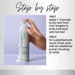 Kenra Platinum Silkening Heat Crème on shelf in premium packaging