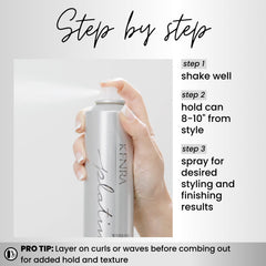 Kenra Platinum Working Spray 14 quick-drying action speeds up styling