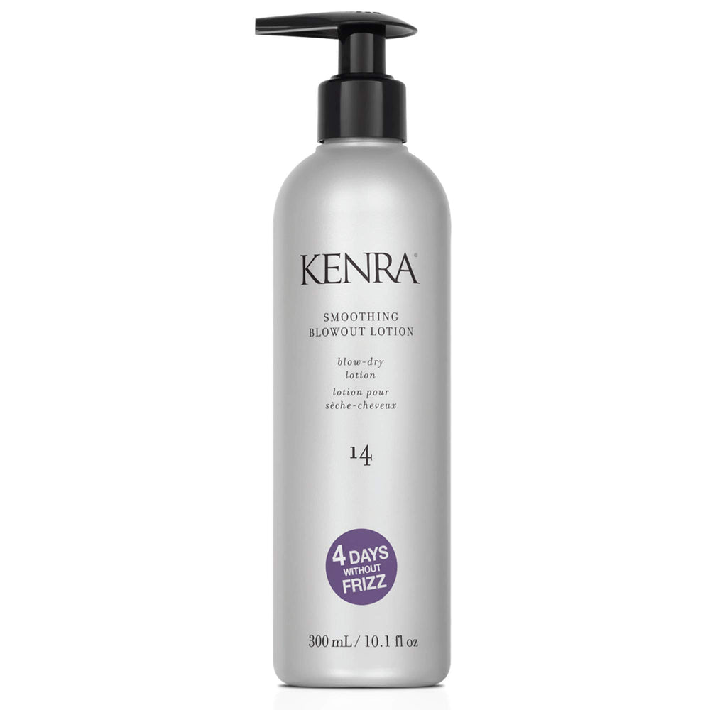 Kenra Smoothing Blowout Lotion 14 bottle shown for frizz control and smooth blowouts