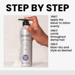 Kenra Smoothing Blowout Lotion 14 after styling for lasting softness