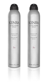 Kenra Ultra Freeze Spray 30 bottle front view showing product design and hold capability