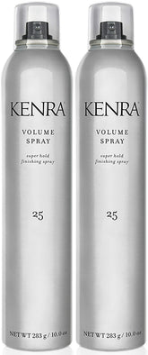 Kenra Volume Spray 25 bottle dispense shows even mist for lasting style