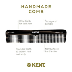 Kent 16T saw-cut hand-polished teeth glide smoothly through hair