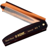 Kent 82T pocket comb open length for on-the-go styling.