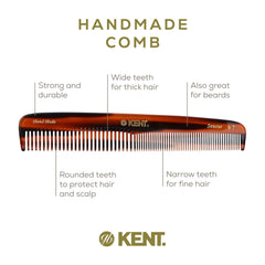 Kent 9T tortoiseshell saw-cut-finish provides crisp edges and comfortable use