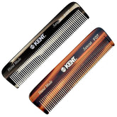 Kent A FOT pocket comb with saw-cut teeth close-up for gentle grooming.