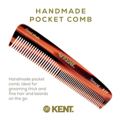Kent R7T wide-tooth detangling close-up highlights effortless combing through knots.