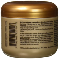 Keracare Conditioning Creme Hairdress, aplicación en la mano, muestra absorción rápida.