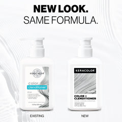 KERACOLOR Clenditioner applied on dry hair for bold color results.