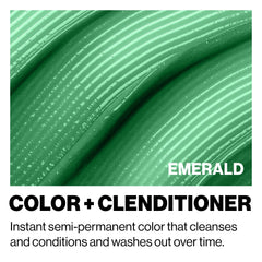 Keracolor Emerald low-foam cleanser highlights gentle cleansing with color