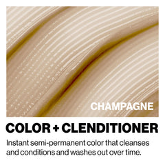 Keracolor Honey hair coating closeup deposits color while conditioning.