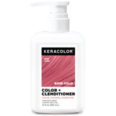 Keracolor Rose Gold Clenditioner bottle showing color-depositing conditioner for vibrant tones.