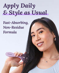 Keranique Follicle Booster focus on scalp illustration highlighting root nourishment