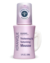 Keranique Mousse Volumen Inmediato: aporta cuerpo y brillo al peinado.