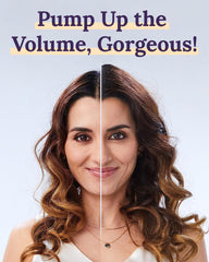 Keranique Volumizing Shampoo label closeup highlighting key ingredients.
