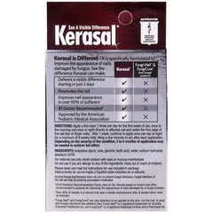 Kerasal Nail Renewal bottle closeup ready to reduce discoloration and thickness.