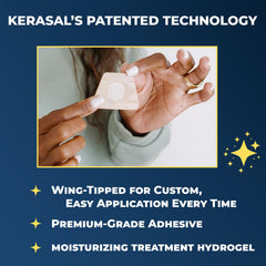 Kerasal Nighttime care provides 6-8 hours of treatment while you sleep