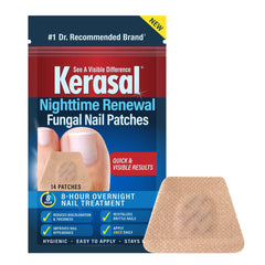 Kerasal Nighttime Renewal Patch showing healthier-looking nails appearance