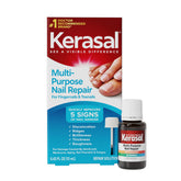 Kerasal, empaque: presentación del producto para uso diario en uñas descoloridas.