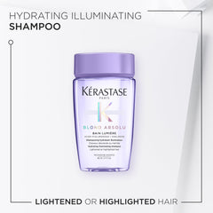Espuma cremosa del champú Blond Absolu Lumière para limpieza suave