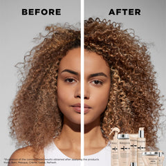 KÉRASTASE Curl Manifesto Hydratation Essentielle label closeup highlights Manuka Honey and Ceramide.
