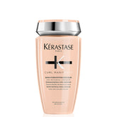 Kérastase Curl Manifesto hydration softness shampoo bottle promoting curl definition