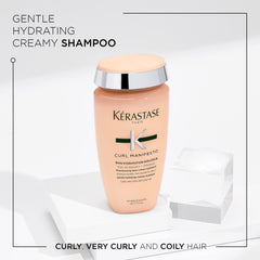 Kérastase Curl Manifesto close-up of manuka honey and ceramide ingredients for nourished curls