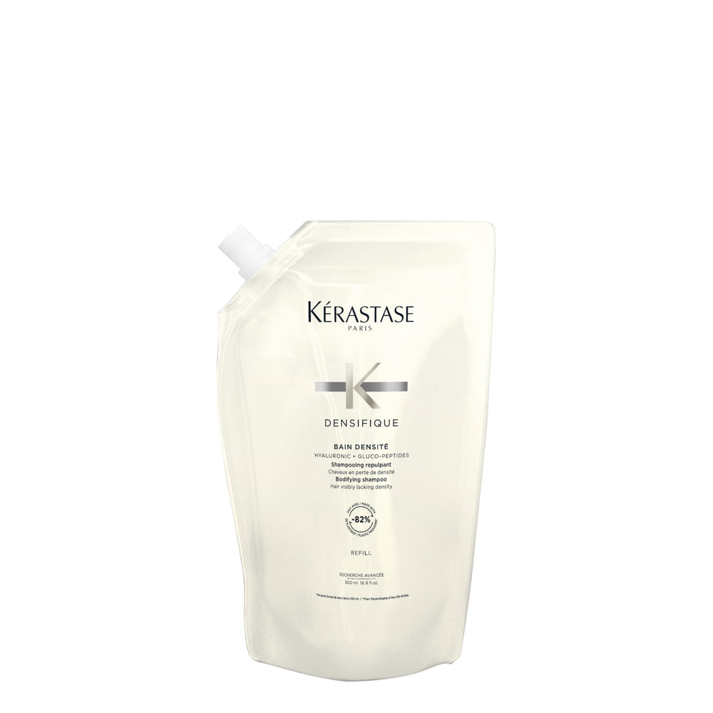 Kerastase Densifique refill pouch for eco-friendly, salon-grade cleansing.