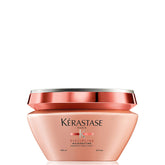 KÉRASTASE Maskeratine bottle closeup shows smoothing action for frizz-prone hair
