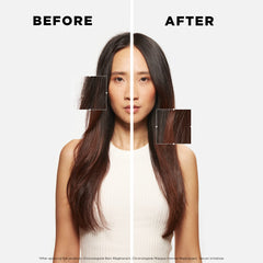 KÉRASTASE Initialiste application step visual with front-to-back scalp massage