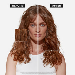 KÉRASTASE Nutritive 8H Night Serum massaged into dry hair before bed.