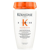 KERASTASE Nutritive Bain Satin Riche bottle highlighting hydration for very dry hair.