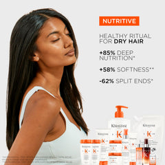 KÉRASTASE Nutritive Masquintense mask cream texture close-up highlighting rich hydration