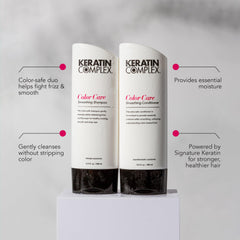Triple-protein and keratin blend featured on Keratin Complex packaging