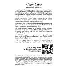 Creamy lather from Keratin Complex Color Care Shampoo in a bowl