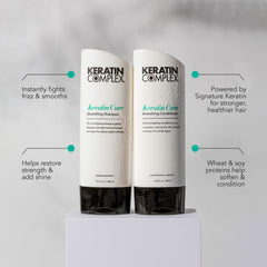 Keratin Complex Smoothing Shampoo lather delivering silky softness
