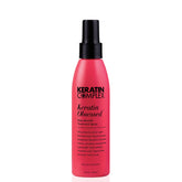 Keratin Complex Keratin Obsessed: vista frontal de la botella, facilita aplicación suave y control del frizz.